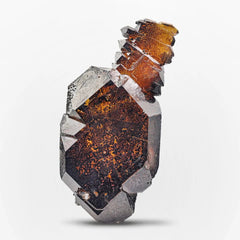 Terminated Quartz With Iron Oxide Coat