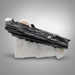 Schorl Black Tourmaline with Albite