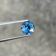 Blue Spinel 2.10 Carats Round Gemstone