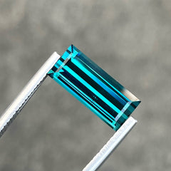 Natural Brilliance of Fine Indicolite Tourmaline Gem