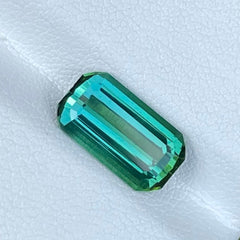 Bluish Green Tourmaline 3.50 Carat Cut