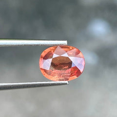 Orange Sapphire 1.62 Carats Oval Cut