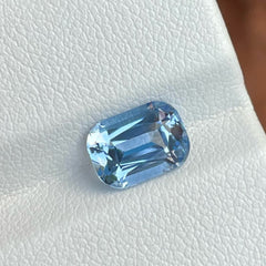 Oceanic Beauty of Deep Blue Aquamarine Gem