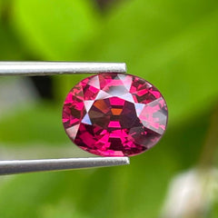 Oval Cut Rhodolite Garnet 3.65 Carats