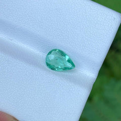 Paraiba Tourmaline Pear Cut Gemstone