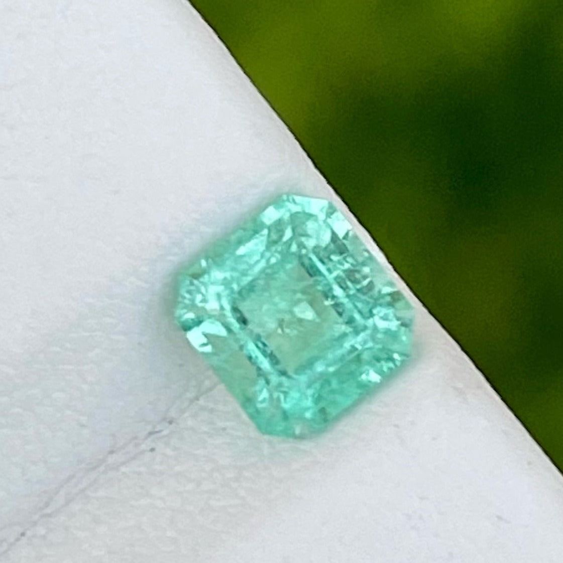Premium Afghan Emerald 1.15 caters Emerald Cut Natural Loose Gemstone