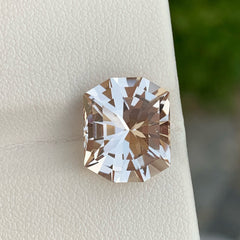 Harmonious Light Gold Topaz 8.90 carats Custom Precision Cut Natural Pakistani Gem