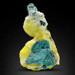 Brucite With Chrysocolla Matrix