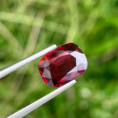 Glowing Red Burmese Spinel 2.15 carats Cushion Cut Natural Loose Gemstone