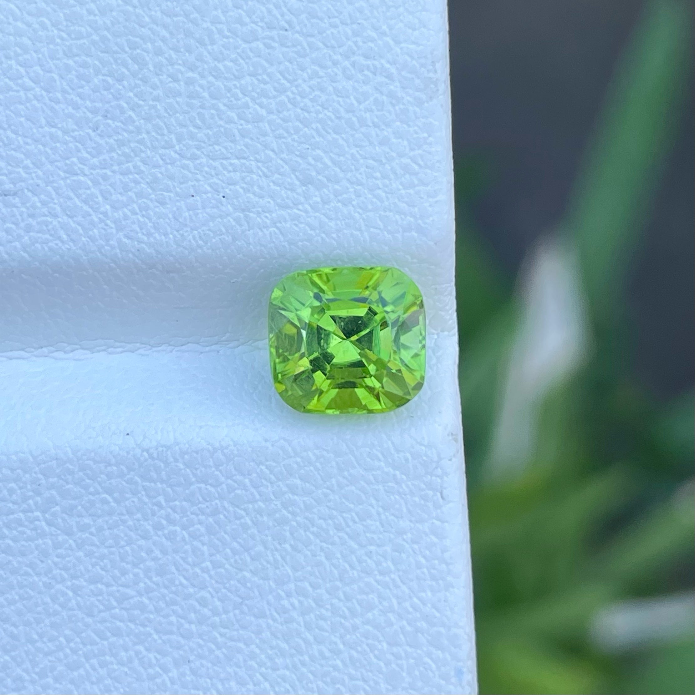 Adorn Yourself with Cushion Cut Natural Peridot 2.80 carats