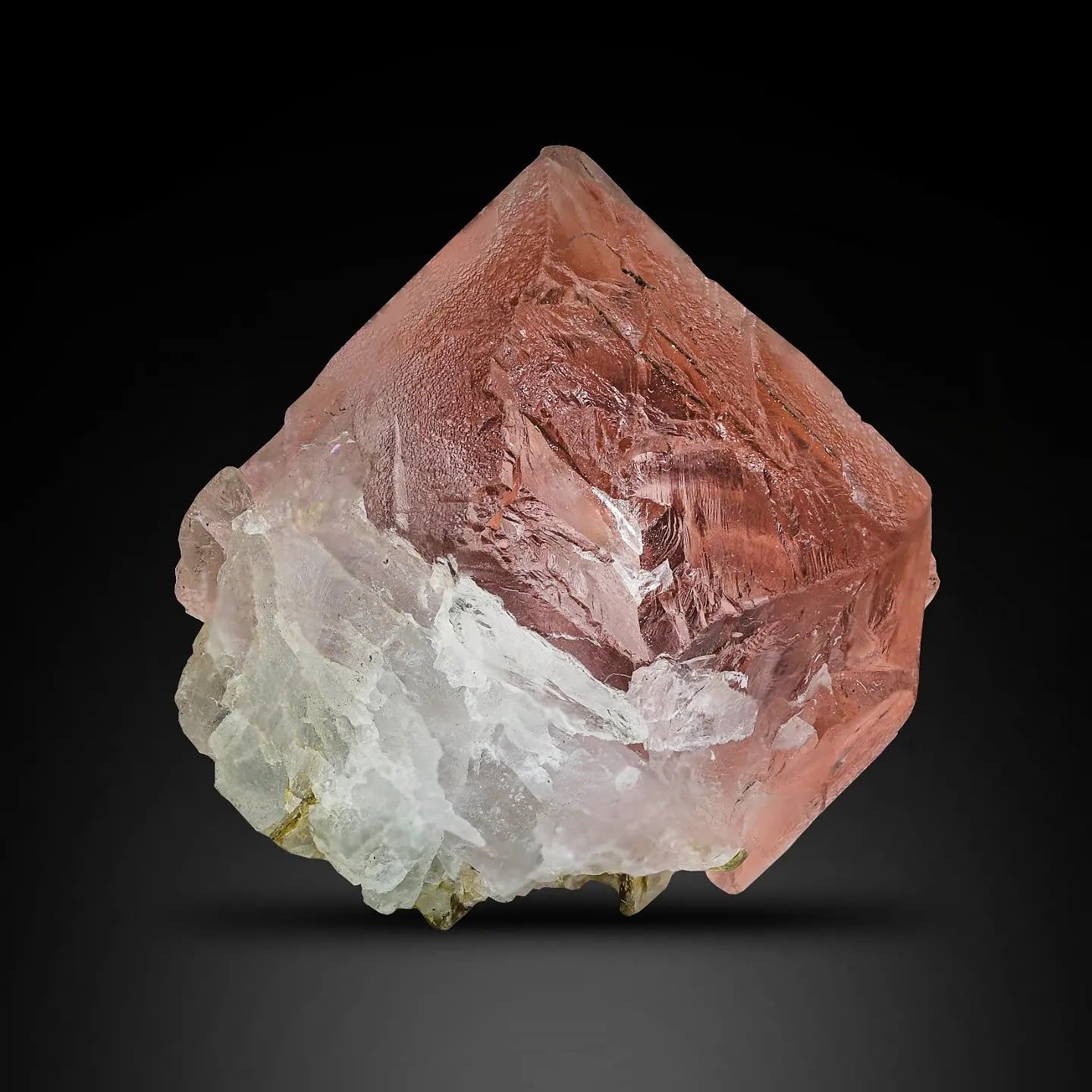 Fluorite Crystal on Muscovite Specimen