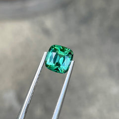 Bluish Green Tourmaline 1.90 Carat Cut