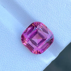 Pink Tourmaline 6.90 Carat Cushion Cut