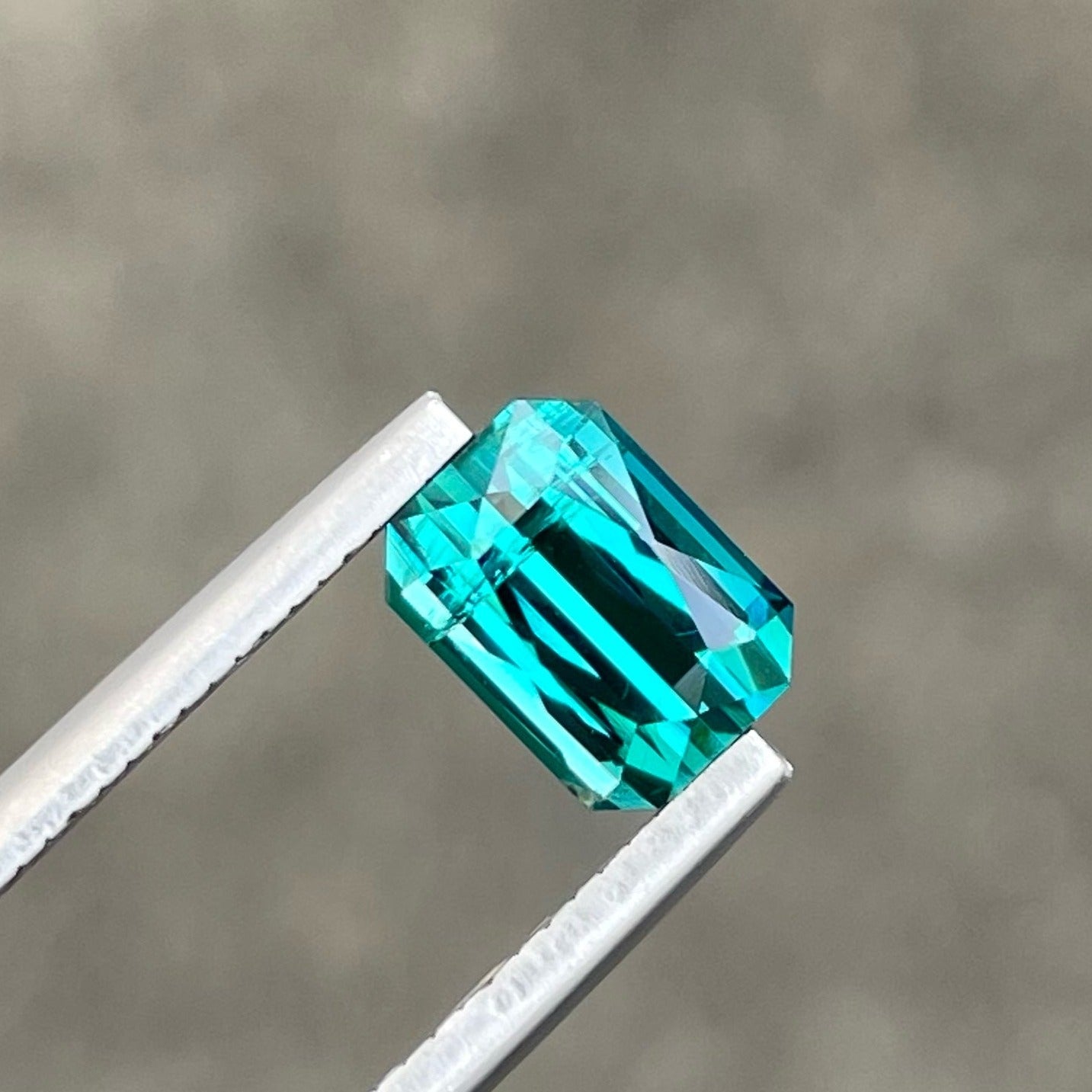 Soft Blue Tourmaline Open C-Axis 1.90 carats Scissors Cut Loose Afghani Tourmaline Gem