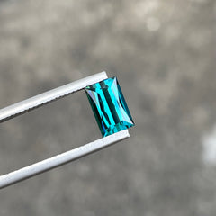 Blue Tourmaline 1.65 Carats Scissors Cut