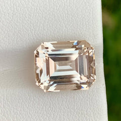 Flawless Imperial Topaz 11.40 carats Emerald Cut Loose Natural Pakistani Gemstone