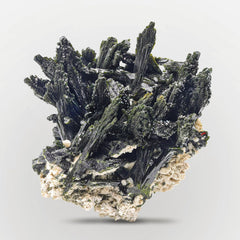 Cluster Of Epidote On Albite Matrix