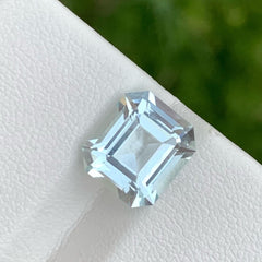 Glamorous Natural Aquamarine 4.15 carats Emerald Cut Loose Pakistani Gemstone