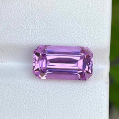 9.0 Carats Purple Kunzite Emerald Cut