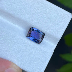 2.80 carats Blue Tanzanite Stone Cushion