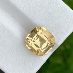 Superior quality Brazilian Natural Citrine 6.60 carats Cushion Cut Loose gemstone