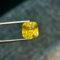 5.95 Carats Cushion Sphene Gemstone