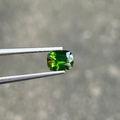 Chrome Tourmaline 0.90 carat Cushion Cut