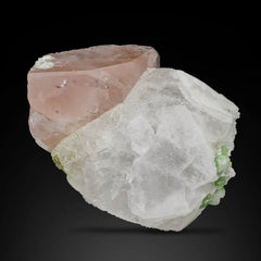 Morganite with Pollucite & Tourmaline