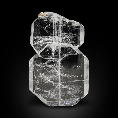 The Perfect Tabular of Faden Quartz Crystal With Faden Cord from Pakistan