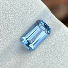 Mysteries Lustrous Deep color Natural Aquamarine Gemstone