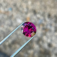 1.80 Carat Pinkish Red Garnet Stone