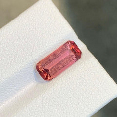 2.84 Carat Pink Tourmaline Emerald Cut