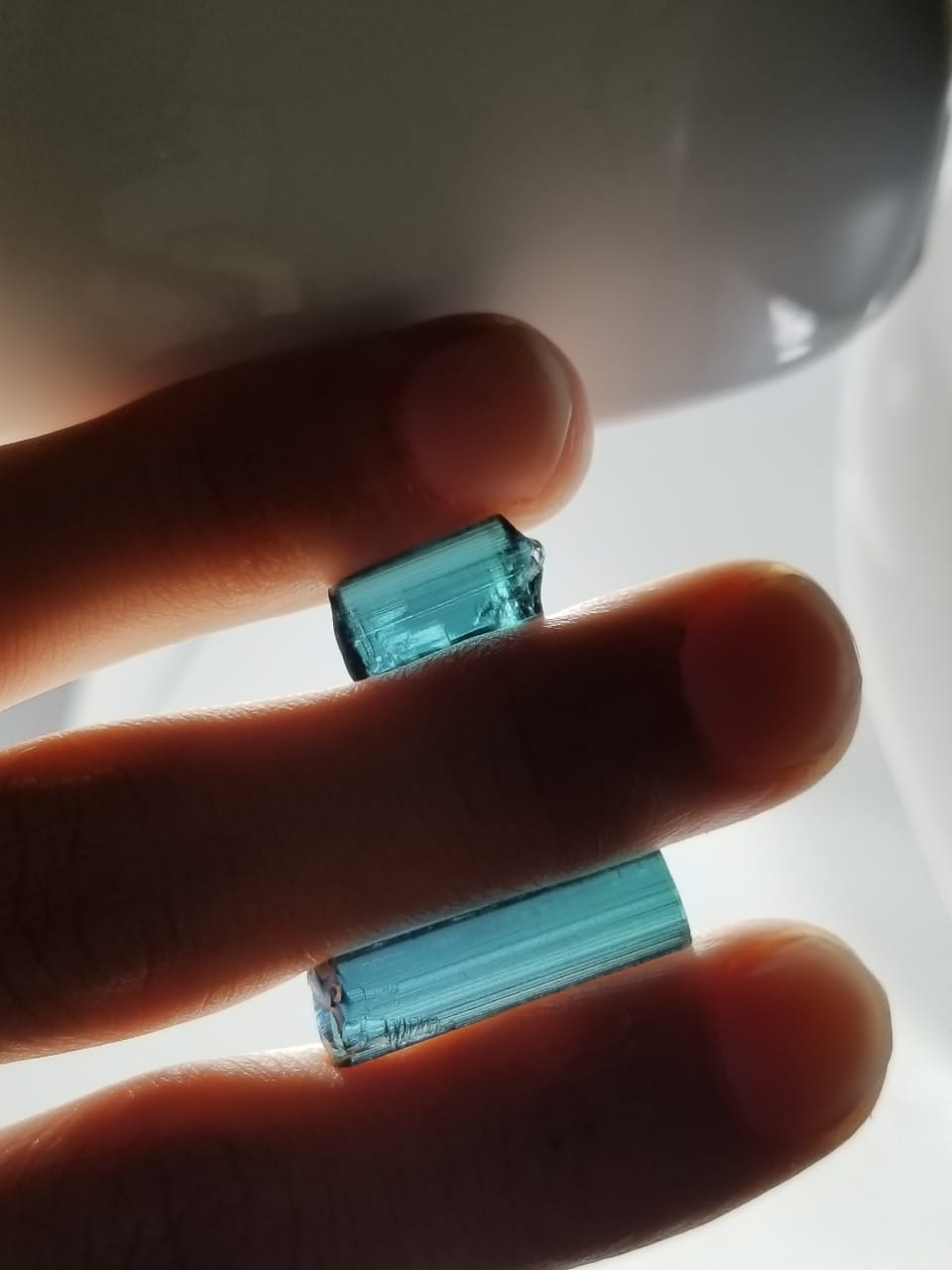 19 Carats of Rough Indicolite Tourmaline for Faceting