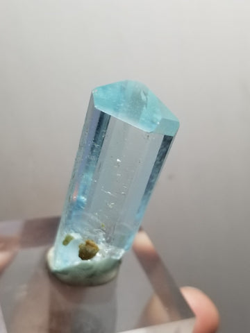 Gemmy Colorful Aquamarine Crystal Perfectly Terminated
