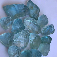 Beryl: 24.20 Grams Beautiful Blue Color Faceting Rough Aquamarine