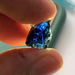 Beautiful Facet Rough Teal & Parti Sapphire