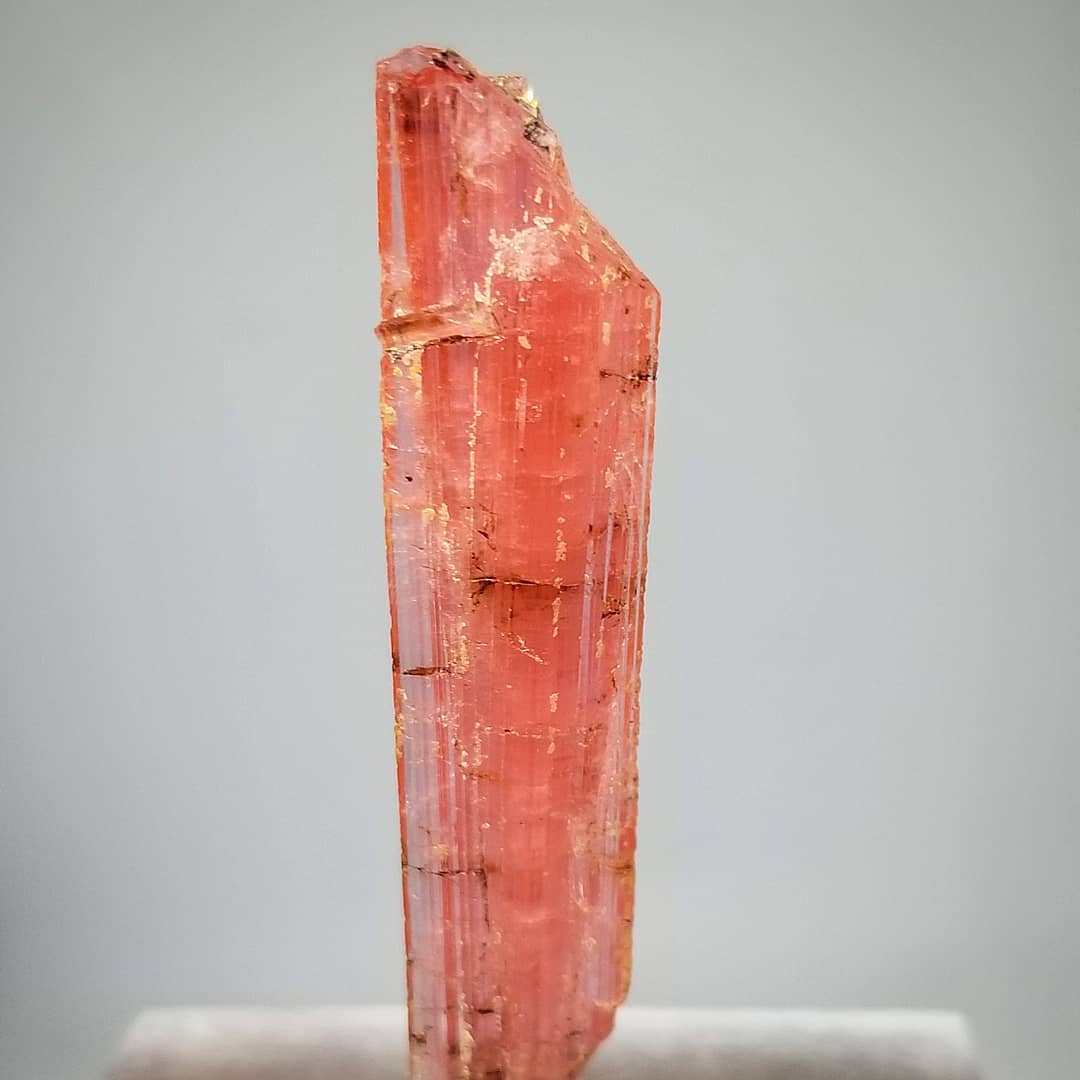 Rare Pink Vayrynenite double terminated gemmy crystal