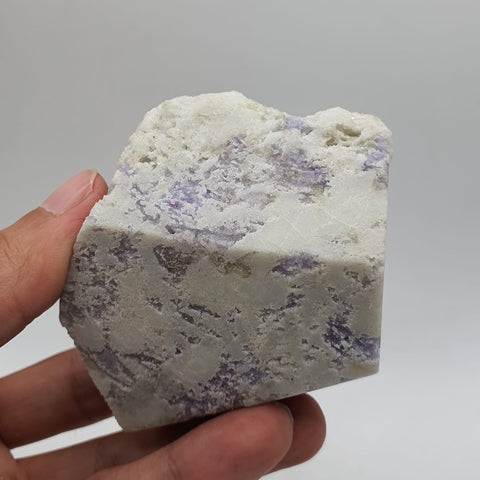 Sodalite Var. Hackmanite On Contrasting White Matrix From Badakhshan, Afghanistan