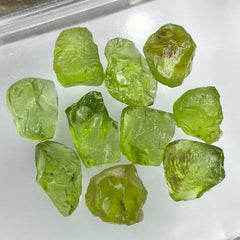 Apple Green Facet Grade Rough Peridot