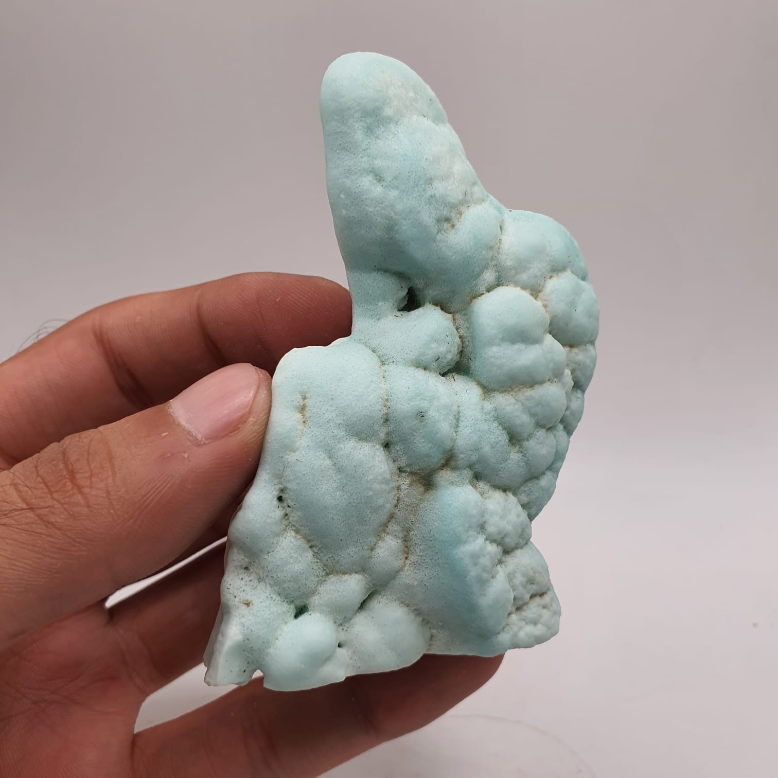 Attractive And Interesting Crystallography For Blue Aragonite