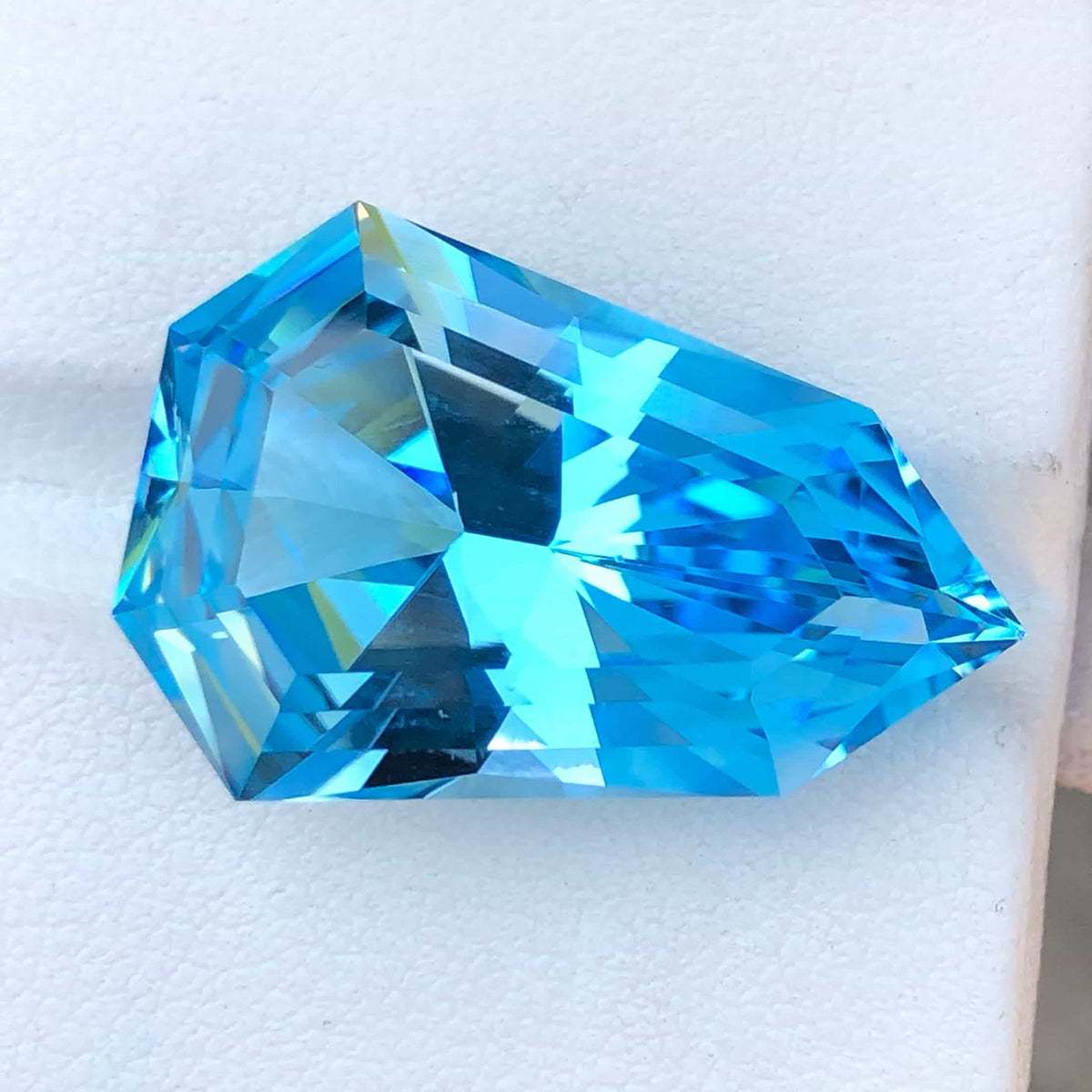 Beautiful Curious Blue Topaz Gemstone
