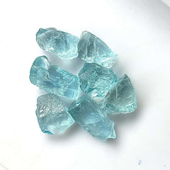 Beautiful Facet Rough Blue Aquamarine