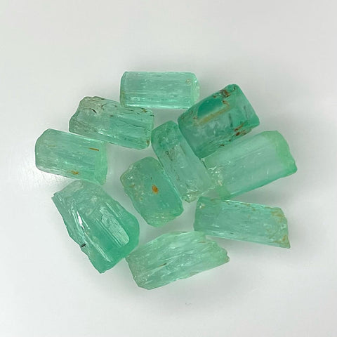 Beautiful Facet Rough Emerald Gemstones