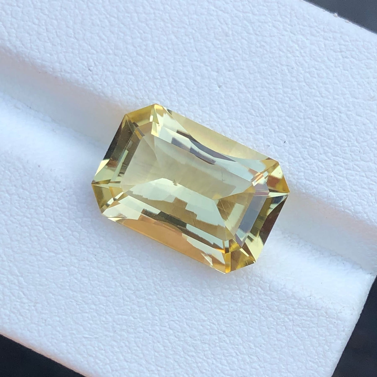 Beautiful Faceted Light Color Citrine Gemstone