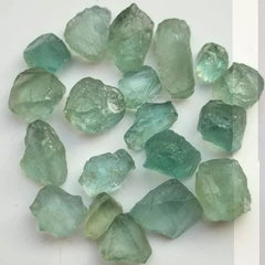 Beryl: 26.20 Grams Beautiful Lot of Faceting Rough Light Green Beryl