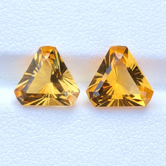 Beautiful Loose Golden Citrine Pair