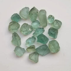 Beryl: 26.20 Grams Beautiful Lot of Faceting Rough Light Green Beryl