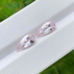 Beautiful Morganite Pair - 3.15 carats