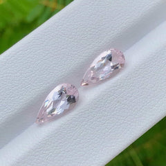 Natural Morganite Pair