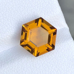 3.45 Carats Beautiful Orange Golden Citrine